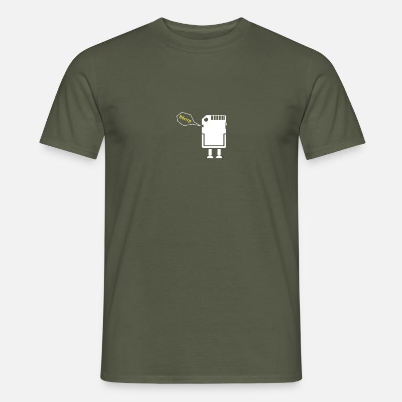 SD Männchen - Männer T-Shirt - Militärgrün