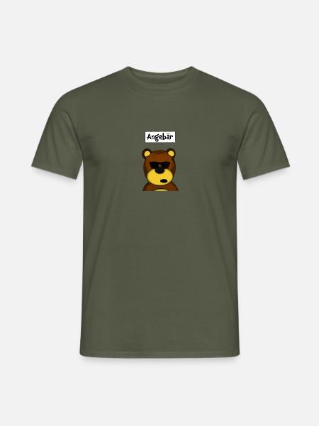 AngeBÄR der Prolet - Männer T-Shirt - Militärgrün