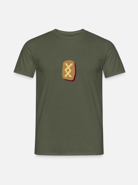 Ingwaz Rune - Men's T-Shirt - military green
