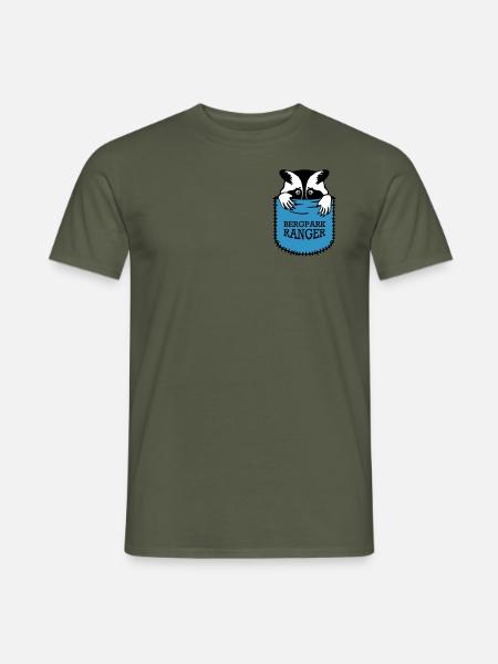 Bergpark Ranger Kassel - Männer T-Shirt - Militärgrün