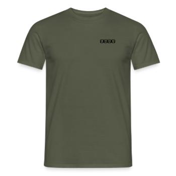 4&8 => 1337 - T-shirt homme - vert militaire - Devant - AI Model Male 178 light (178cm)