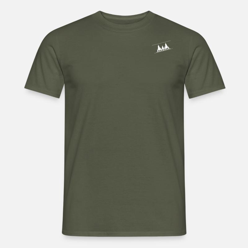 Wald - Männer T-Shirt - Militärgrün