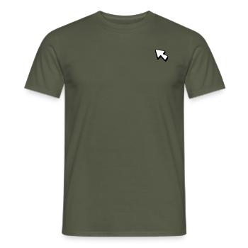 Pointeur - T-shirt homme - vert militaire - Devant - AI Model Male 178 light (178cm)