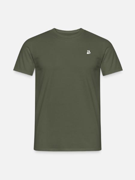 Eichhörnchen Logo - Männer T-Shirt - Militärgrün