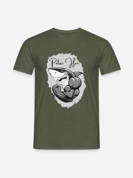 Petri Hai - Männer T-Shirt - Militärgrün