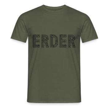 Erder Schaltplan Elektronik Elektrik - Männer T-Shirt - Militärgrün - Vorne - AI Model Male 178 light (178cm)