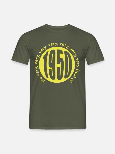 Very very very best of Jahrgang 1950 geboren - Männer T-Shirt - Militärgrün