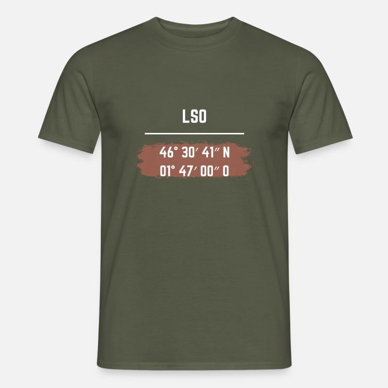 Les Sables d'Olonne Vendée - Männer T-Shirt - Militärgrün