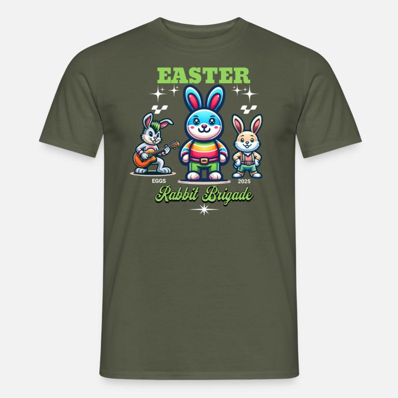 Easter Bunny Brigade - Easter Rabbit Brigade - Men’s T-shirt - military green