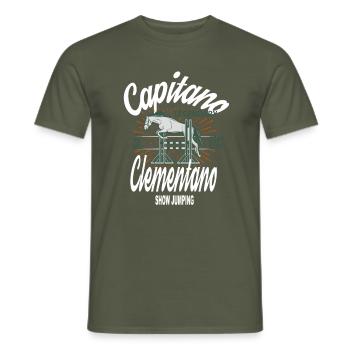 Capitano Showjump - Männer T-Shirt - Militärgrün - Vorne - AI Model Male 178 light (178cm)