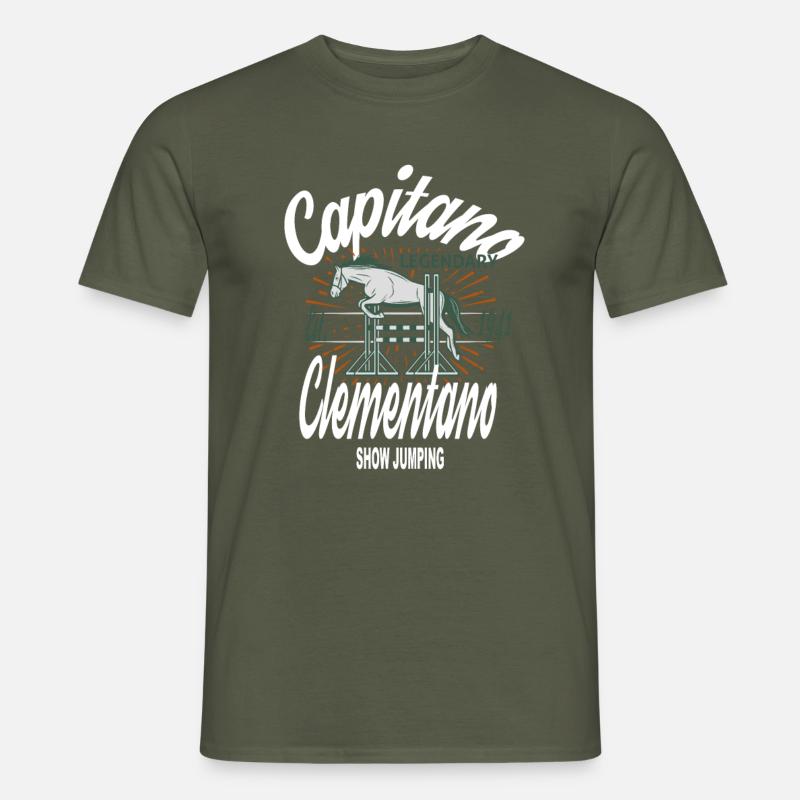 Capitano Showjump - Männer T-Shirt - Militärgrün