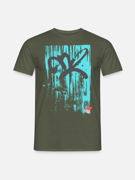 iLoveME - Männer T-Shirt - Militärgrün
