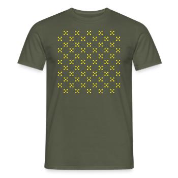 Modèle - T-shirt homme - vert militaire - Devant - AI Model Male 178 light (178cm)