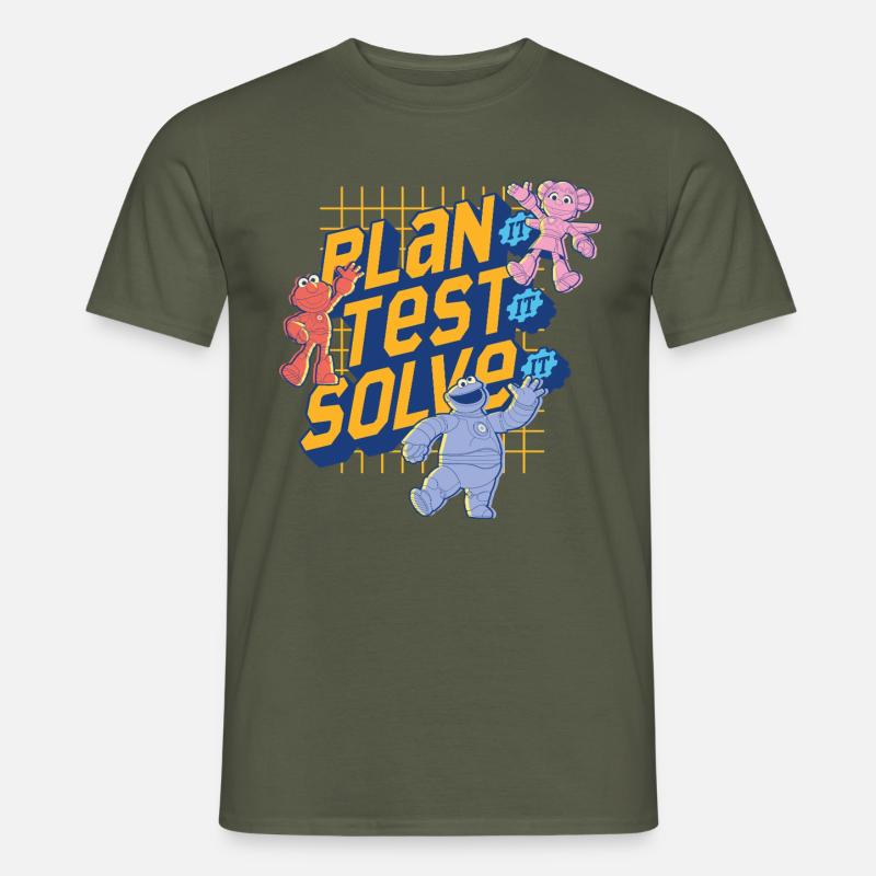 Mecha Builders Team Plan It, Test It, Solve It - T-shirt homme - vert militaire