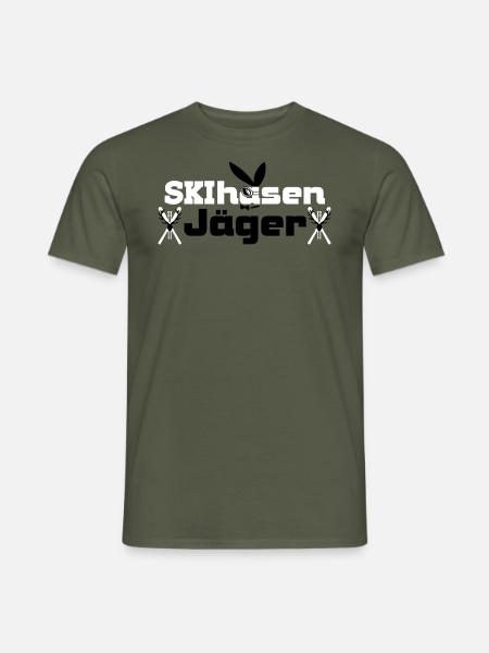skihasen jaeger - Men's T-Shirt - military green