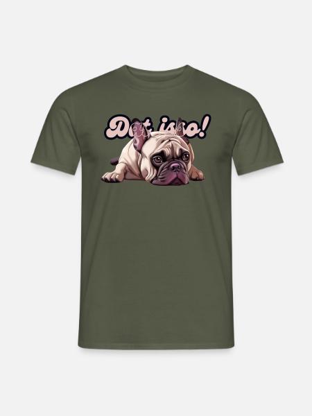 Hunde im Ruhrpott, Dat isso - Männer T-Shirt - Militärgrün
