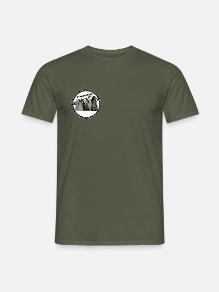 Bikepacking - Männer T-Shirt - Militärgrün