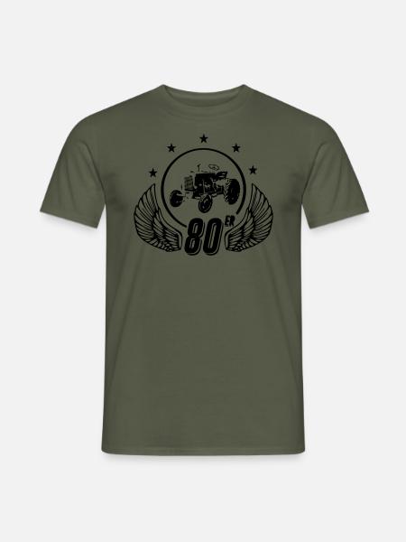 Steyr - 80er - Oldtimer - Legende -Traktor - Männer T-Shirt - Militärgrün