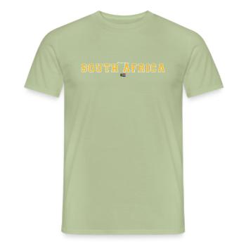 South Africa - Männer T-Shirt - Sage - Vorne - AI Model Male 178 light (178cm)