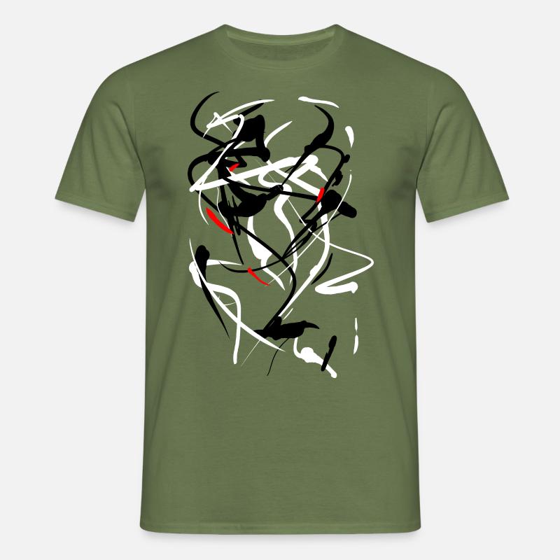Abstract - Men's T-Shirt - military green