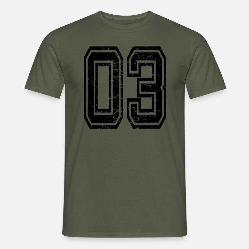 03 Afyon used look schwarz - Männer T-Shirt - Militärgrün
