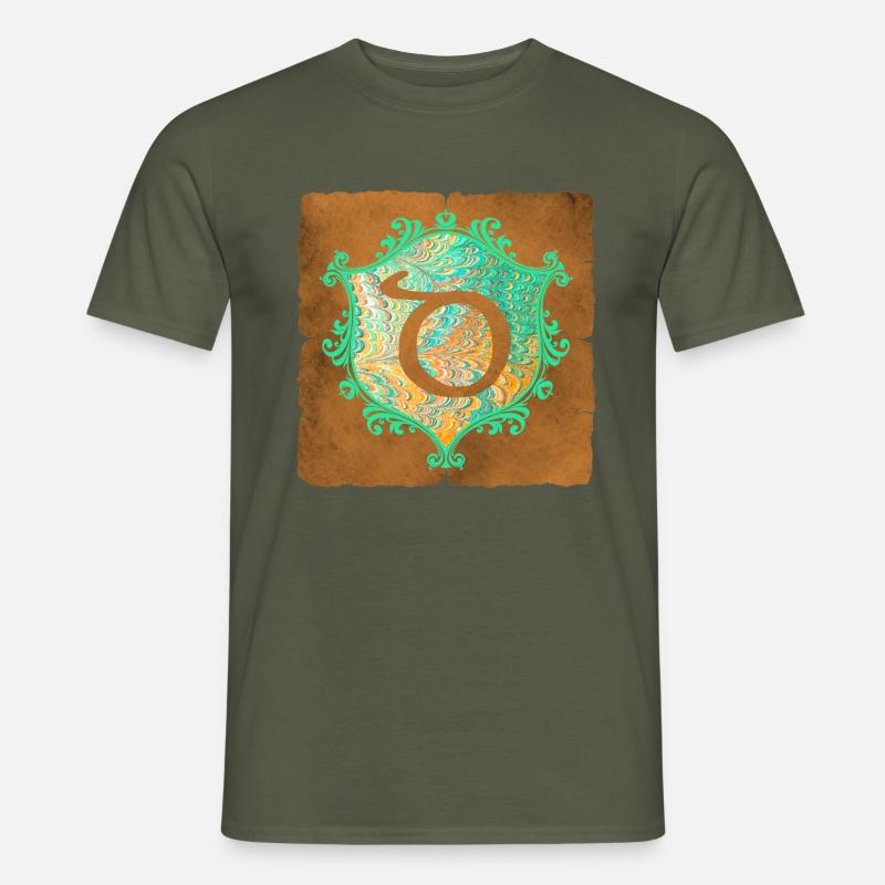e 36 d - Männer T-Shirt - Militärgrün