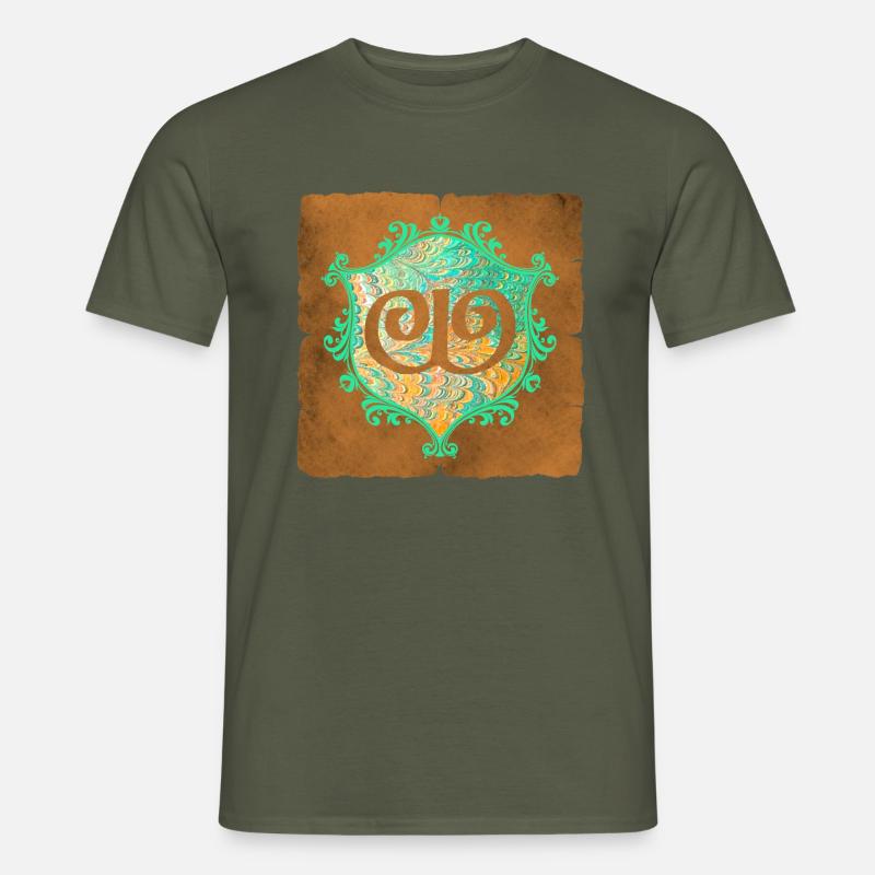 e 36 w - Männer T-Shirt - Militärgrün
