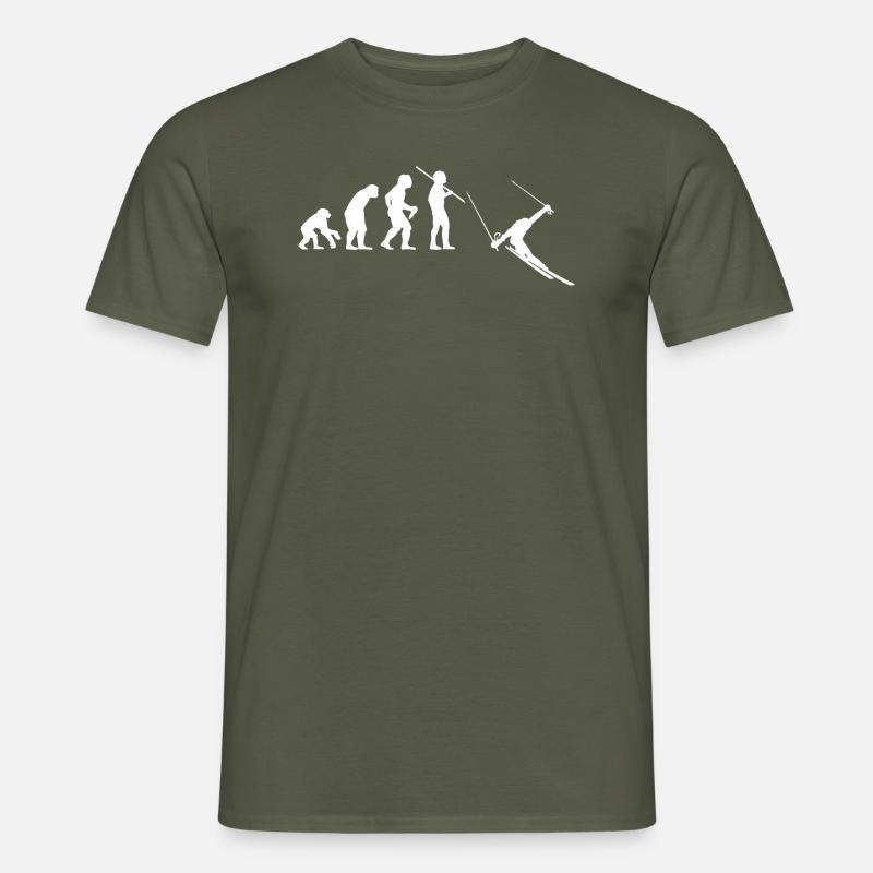 Ski Ski Après-Ski Evolution - T-shirt homme - vert militaire