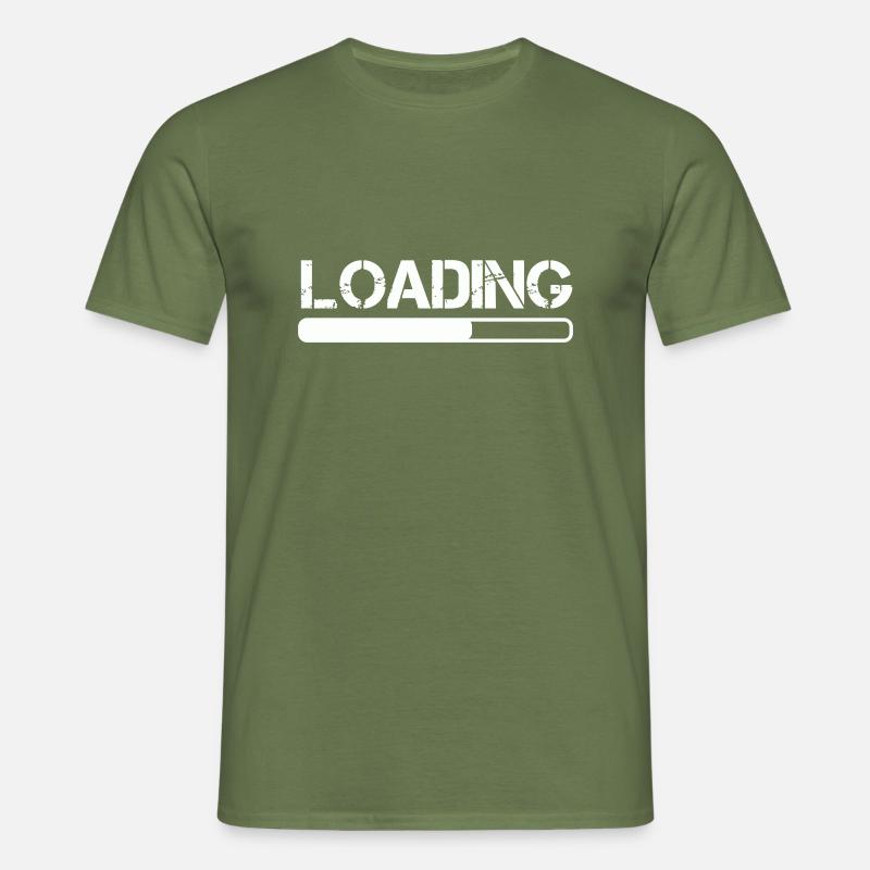 loading - Männer T-Shirt - Militärgrün
