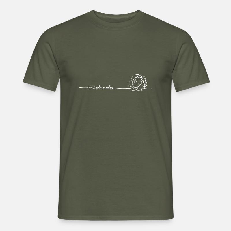 _von Dithmarschen_wei ß - Men’s T-shirt - military green