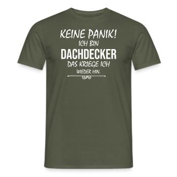 Handwerker Handyman Handwerk Werkzeug Baustelle - Männer T-Shirt - Militärgrün - Vorne - AI Model Male 178 light (178cm)