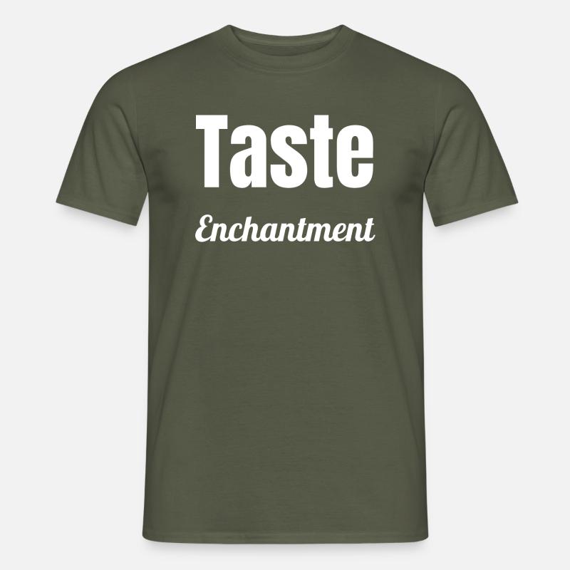 present creating magic statement funny - Männer T-Shirt - Militärgrün