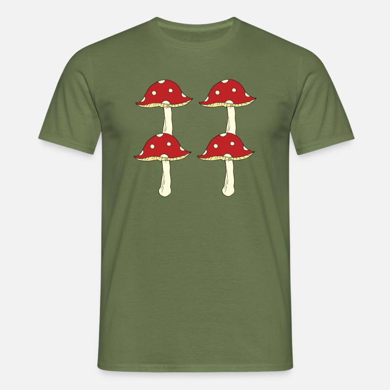 Toadstool 4pcs - Men's T-Shirt - military green