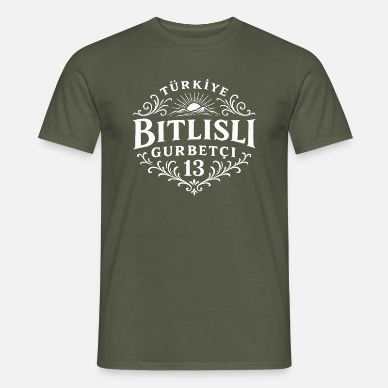 Bitlis - Männer T-Shirt - Militärgrün