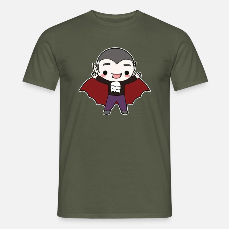Vampir - Männer T-Shirt - Militärgrün