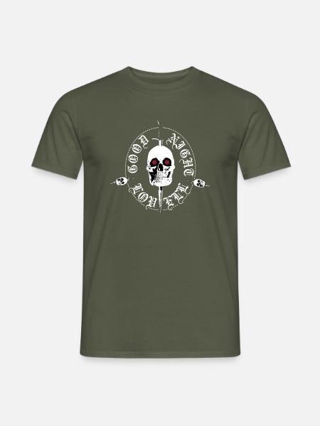Night Lovell skull - Männer T-Shirt - Militärgrün