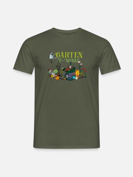 Garten T-Shirt für Gärtner - Männer T-Shirt - Militärgrün