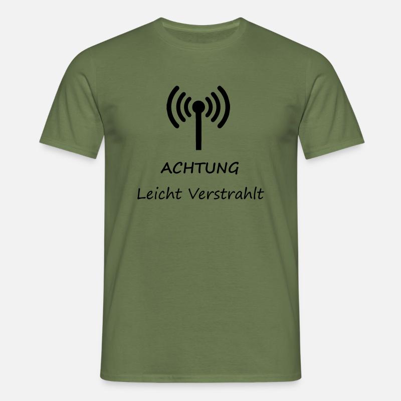 Attention Léger - T-shirt Homme - vert militaire