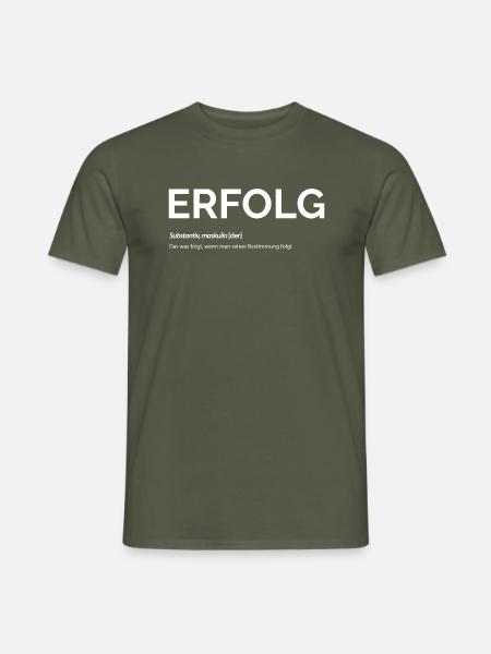 Erflog - Männer T-Shirt - Militärgrün
