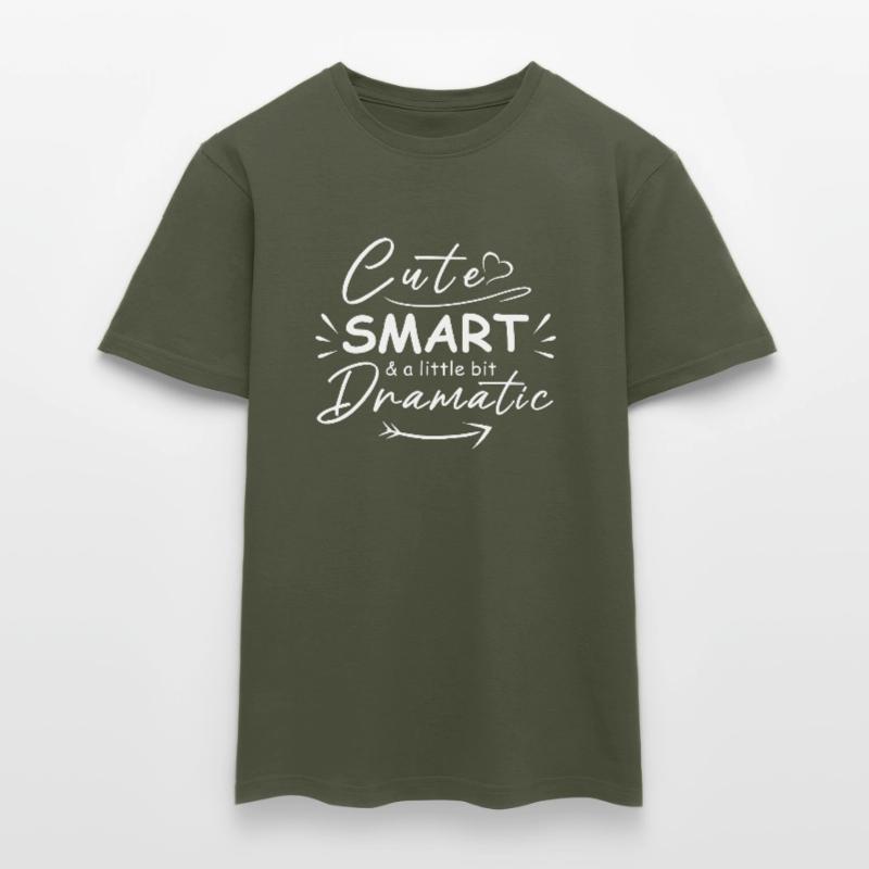 Cute smart and a little bit dramatic Men's T-Shirt