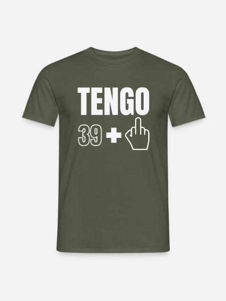 40 Cumpleaños Tengo 39 +1 - Männer T-Shirt - Militärgrün