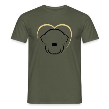 LR1 3 - Männer T-Shirt - Militärgrün - Vorne - AI Model Male 178 light (178cm)