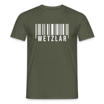 Wetzlar Westerwald - Männer T-Shirt - Militärgrün - Vorne - AI Model Male 178 light (178cm)