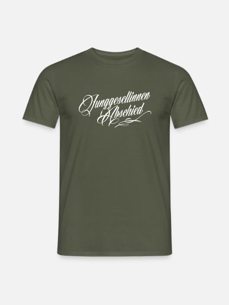 Junggesellinnenabschied - Männer T-Shirt - Militärgrün