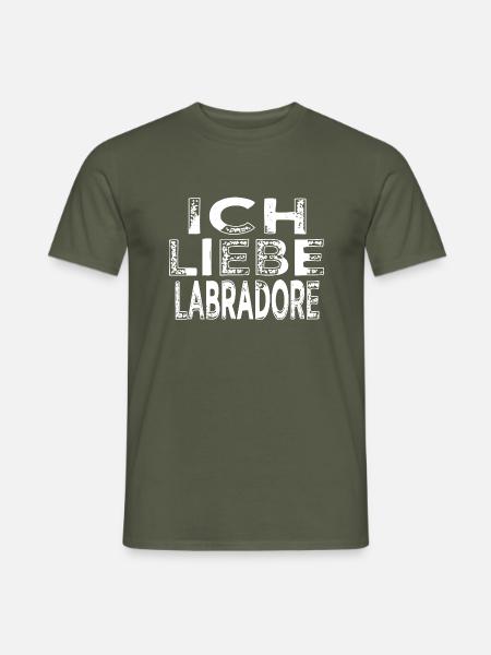 spaß statement bluthund hundehalter - Männer T-Shirt - Militärgrün