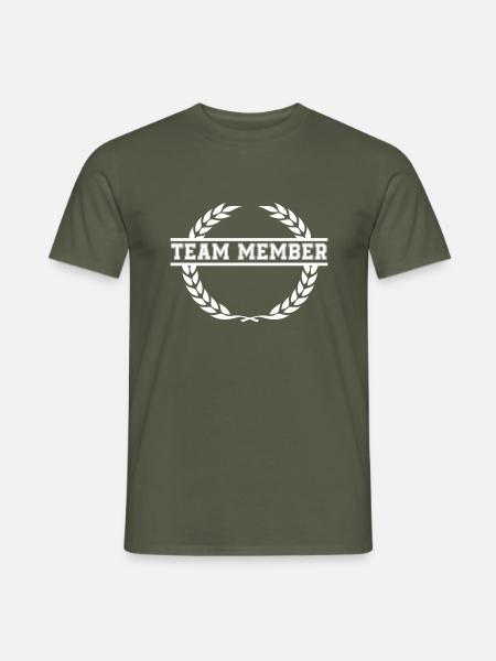 kranz team member - Männer T-Shirt - Militärgrün