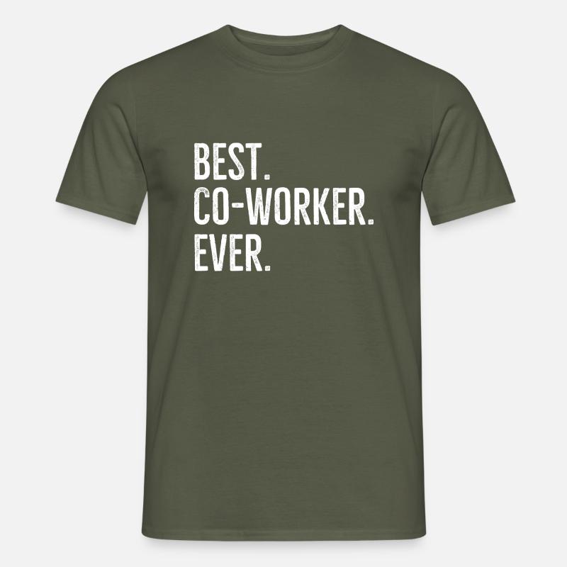 Bester Mitarbeiter aller Zeiten - Männer T-Shirt - Militärgrün