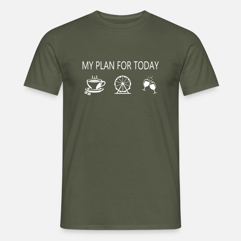 Rollercoaster Roller Coaster - Men’s T-shirt - military green