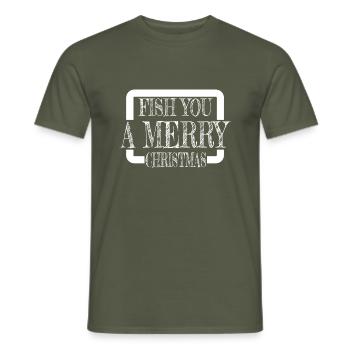 drôles dictons cool animaux de plage chambre - T-shirt homme - vert militaire - Devant - AI Model Male 178 light (178cm)