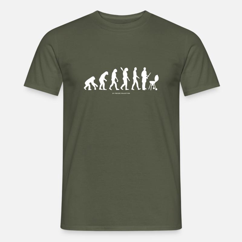 Grillvolution white spread - Men's T-Shirt - military green